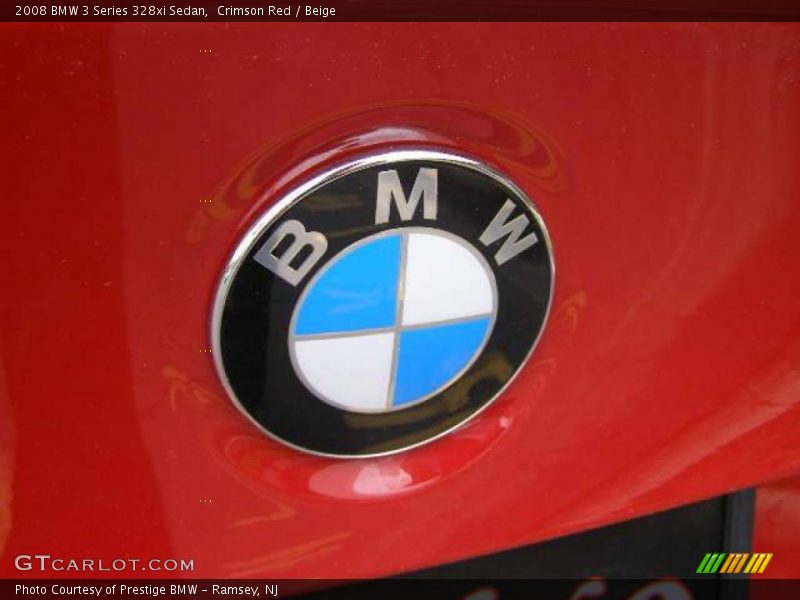 Crimson Red / Beige 2008 BMW 3 Series 328xi Sedan