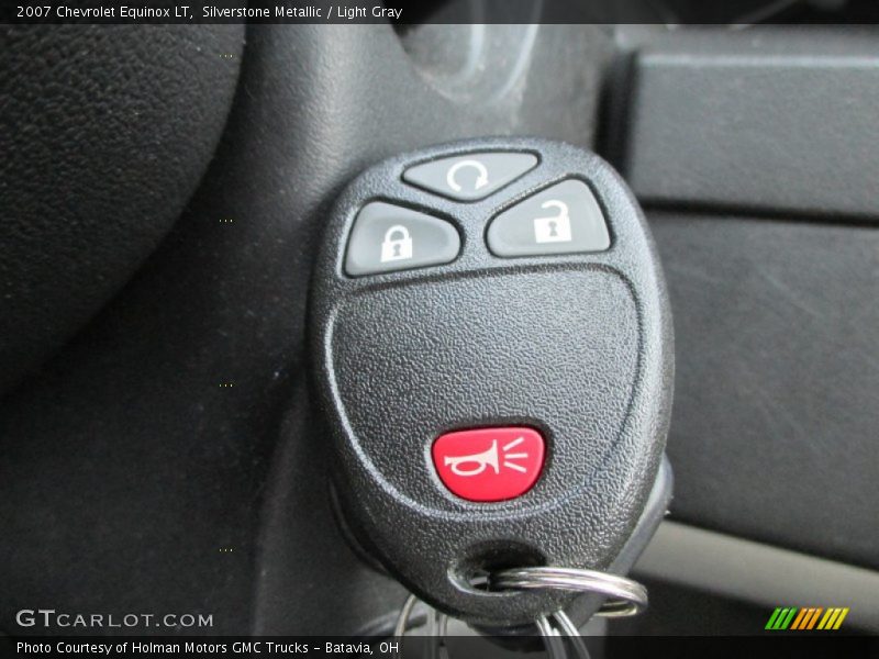 Silverstone Metallic / Light Gray 2007 Chevrolet Equinox LT