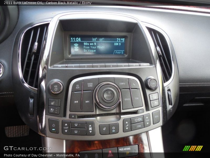 Carbon Black Metallic / Ebony 2011 Buick LaCrosse CXL