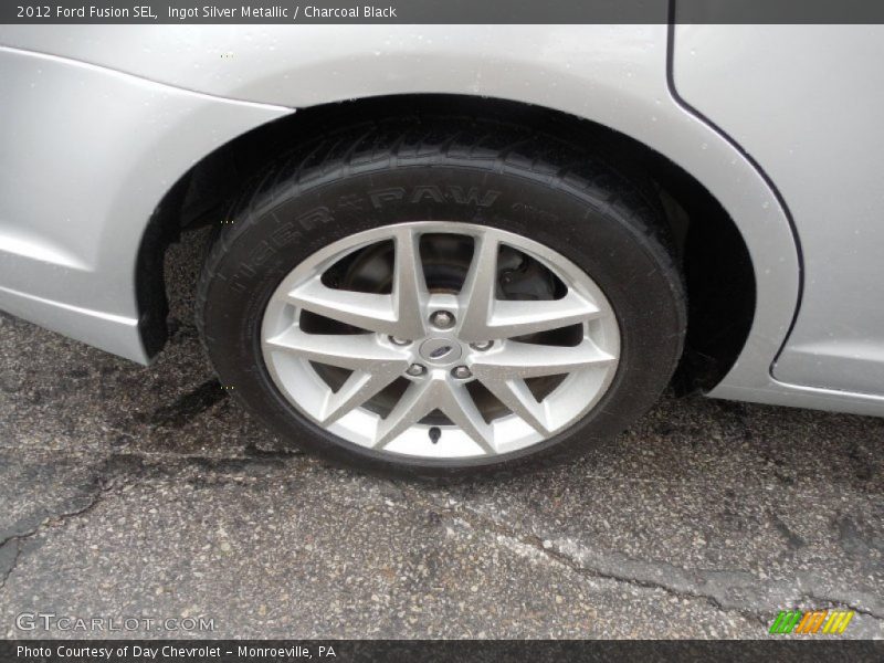 Ingot Silver Metallic / Charcoal Black 2012 Ford Fusion SEL