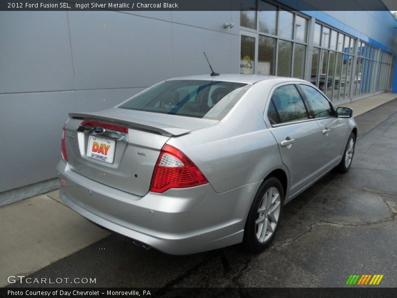 Ingot Silver Metallic / Charcoal Black 2012 Ford Fusion SEL