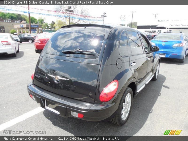 Brilliant Black Crystal Pearl / Pastel Slate Gray 2010 Chrysler PT Cruiser Classic