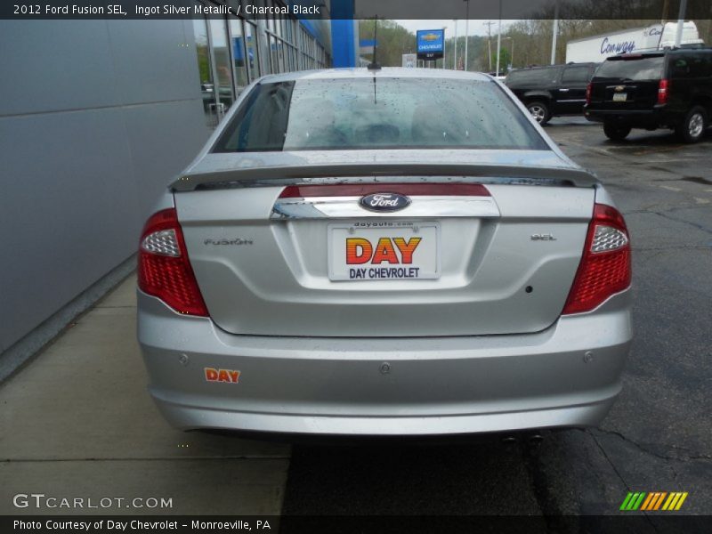 Ingot Silver Metallic / Charcoal Black 2012 Ford Fusion SEL