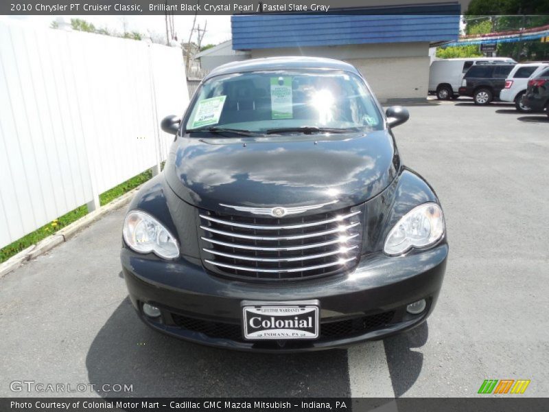 Brilliant Black Crystal Pearl / Pastel Slate Gray 2010 Chrysler PT Cruiser Classic