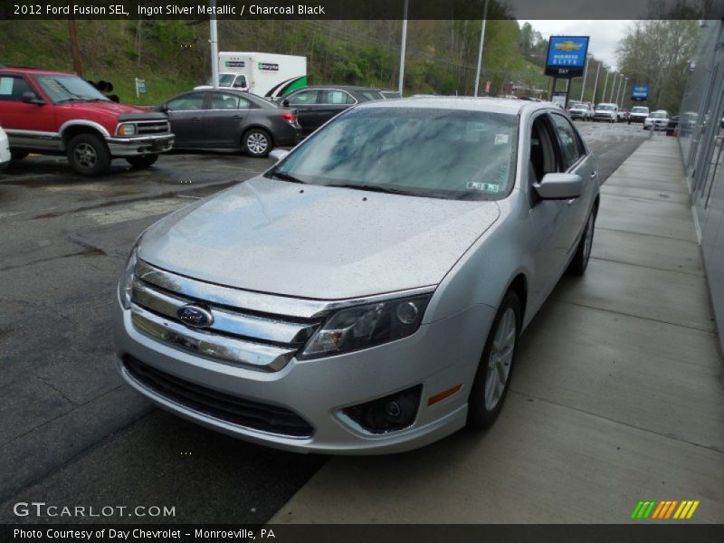 Ingot Silver Metallic / Charcoal Black 2012 Ford Fusion SEL