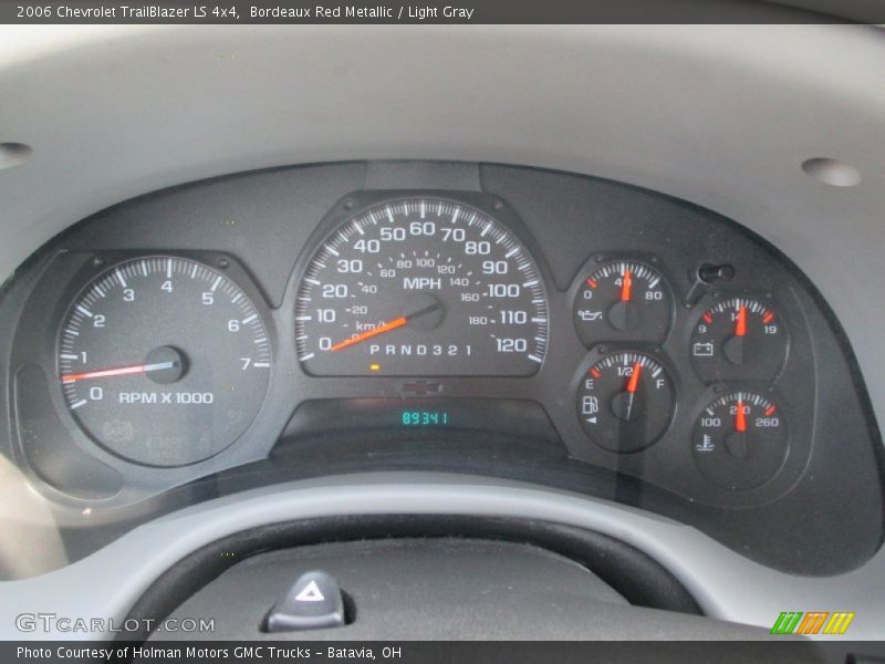 Bordeaux Red Metallic / Light Gray 2006 Chevrolet TrailBlazer LS 4x4