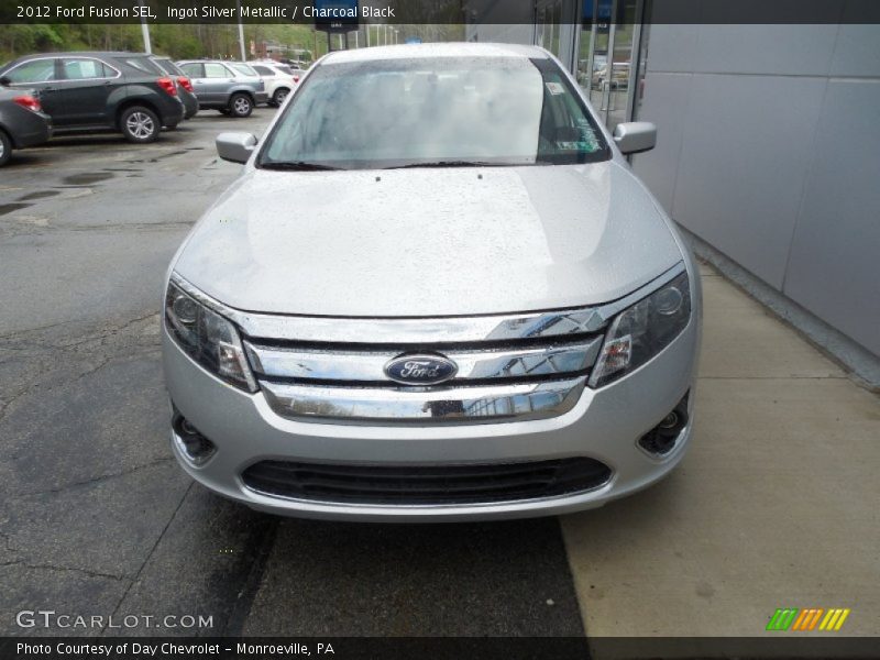 Ingot Silver Metallic / Charcoal Black 2012 Ford Fusion SEL