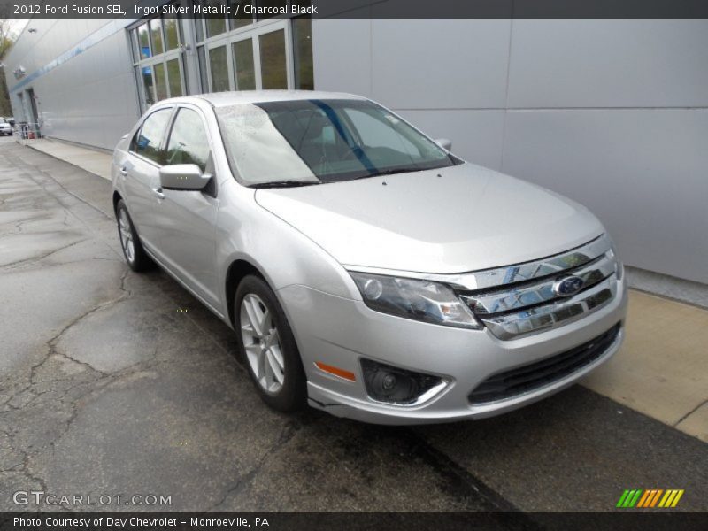 Ingot Silver Metallic / Charcoal Black 2012 Ford Fusion SEL
