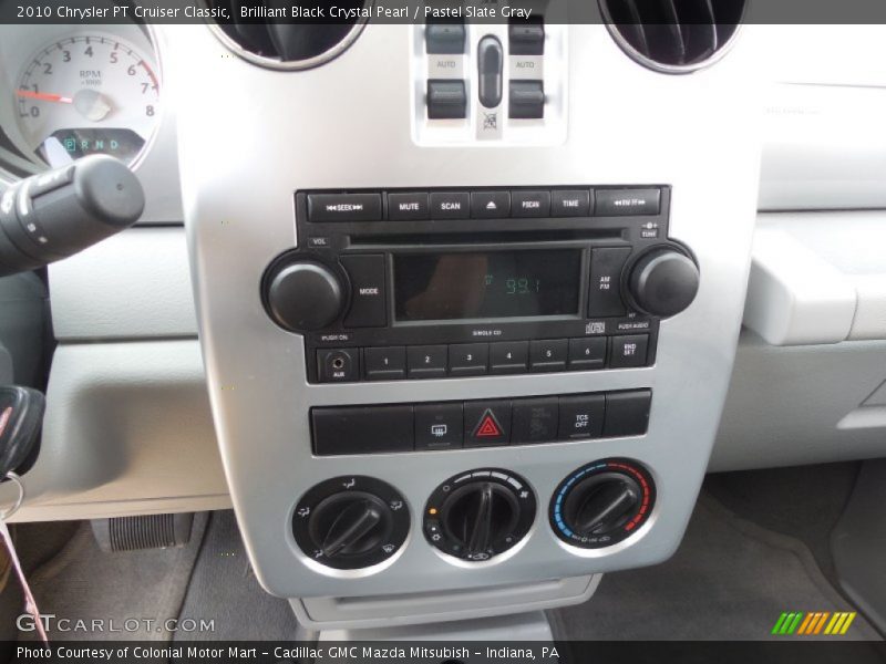 Brilliant Black Crystal Pearl / Pastel Slate Gray 2010 Chrysler PT Cruiser Classic