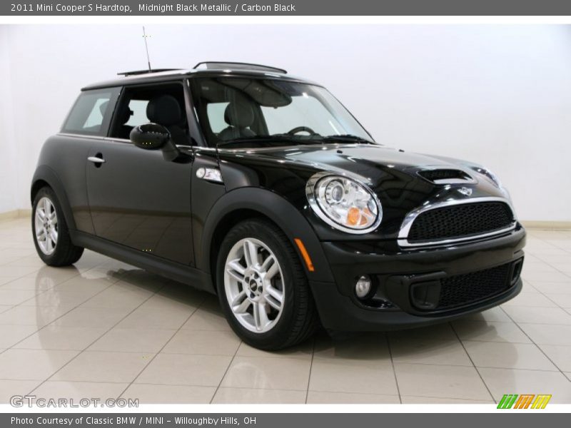 Midnight Black Metallic / Carbon Black 2011 Mini Cooper S Hardtop
