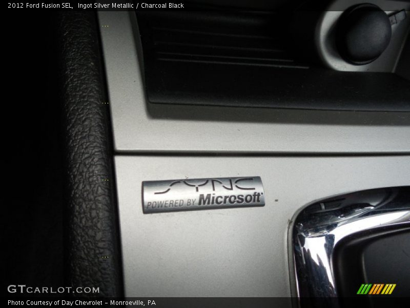 Ingot Silver Metallic / Charcoal Black 2012 Ford Fusion SEL