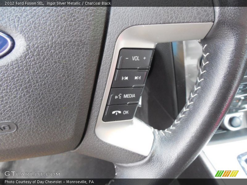 Ingot Silver Metallic / Charcoal Black 2012 Ford Fusion SEL