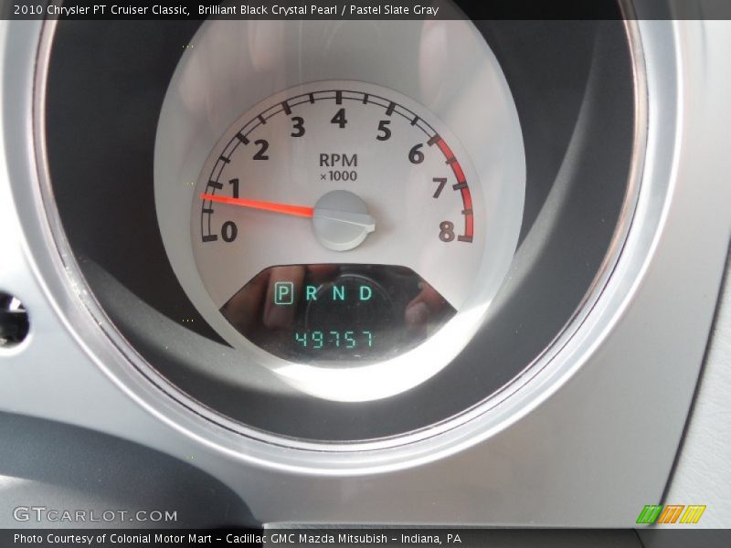 Brilliant Black Crystal Pearl / Pastel Slate Gray 2010 Chrysler PT Cruiser Classic