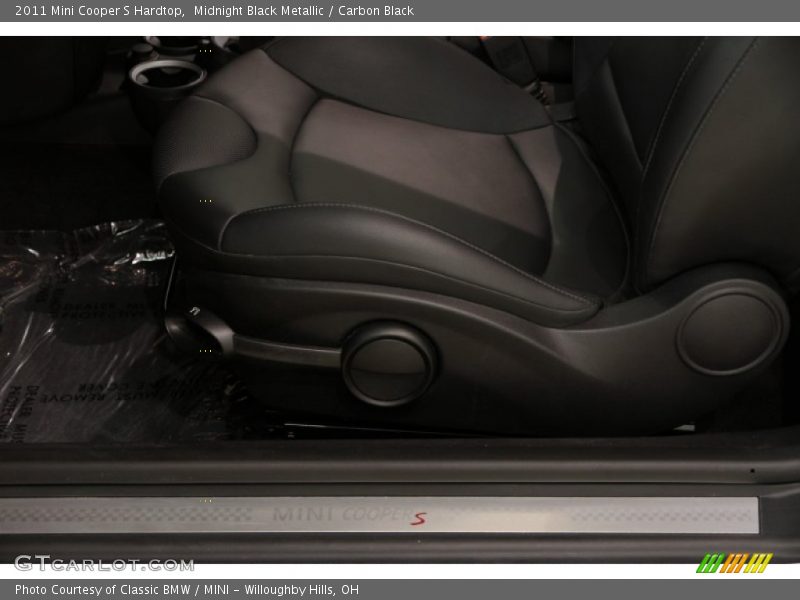 Midnight Black Metallic / Carbon Black 2011 Mini Cooper S Hardtop