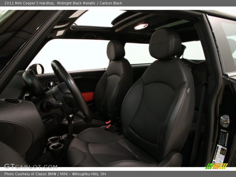Midnight Black Metallic / Carbon Black 2011 Mini Cooper S Hardtop