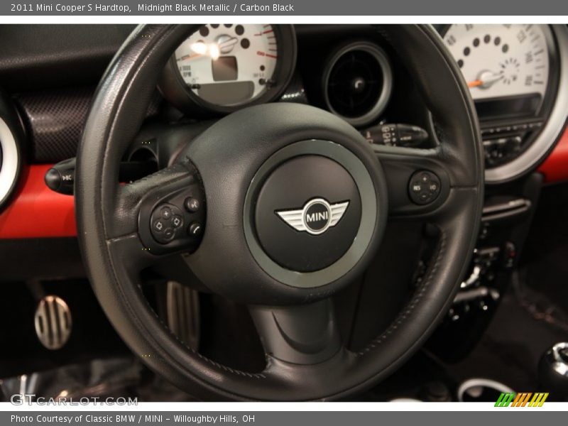 Midnight Black Metallic / Carbon Black 2011 Mini Cooper S Hardtop