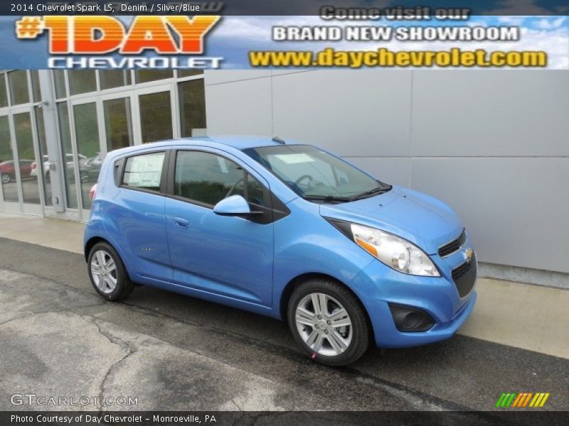 Denim / Silver/Blue 2014 Chevrolet Spark LS