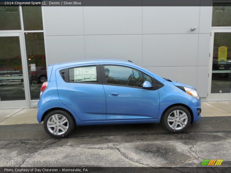 Denim / Silver/Blue 2014 Chevrolet Spark LS