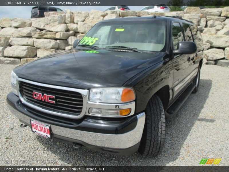 Onyx Black / Pewter/Shale 2002 GMC Yukon XL SLT 4x4