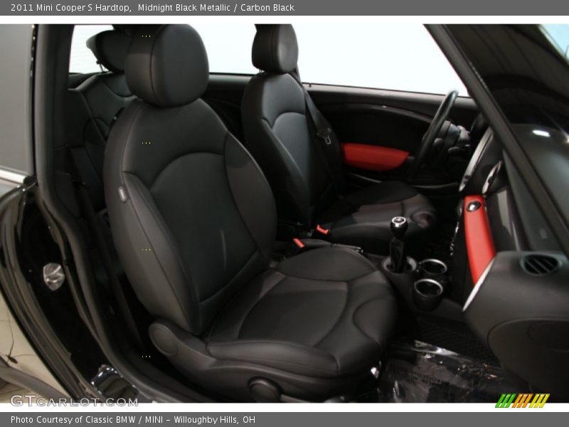 Midnight Black Metallic / Carbon Black 2011 Mini Cooper S Hardtop