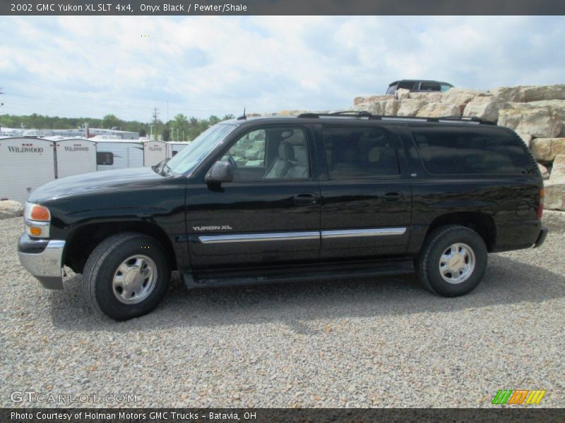 Onyx Black / Pewter/Shale 2002 GMC Yukon XL SLT 4x4