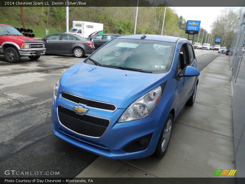 Denim / Silver/Blue 2014 Chevrolet Spark LS