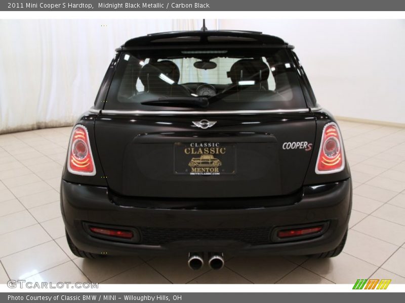 Midnight Black Metallic / Carbon Black 2011 Mini Cooper S Hardtop