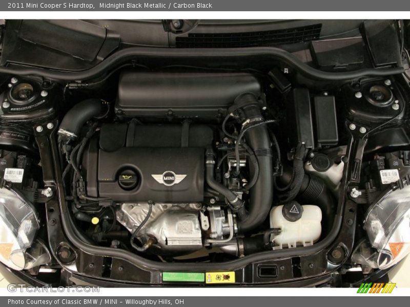 Midnight Black Metallic / Carbon Black 2011 Mini Cooper S Hardtop