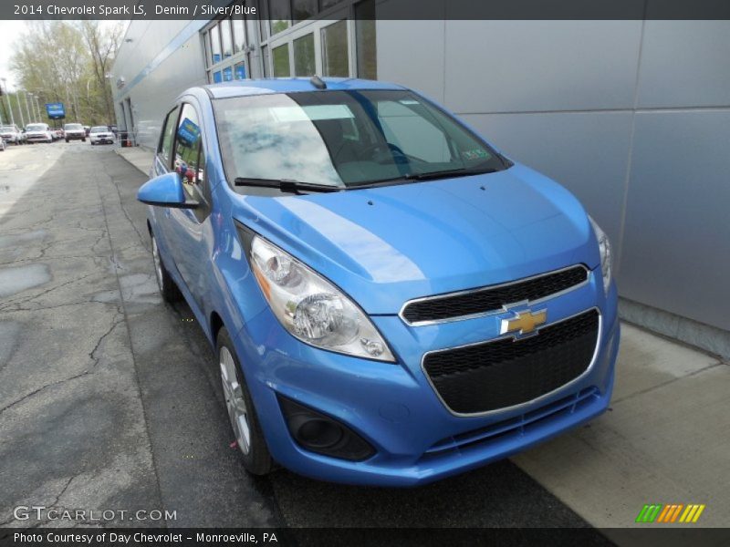 Denim / Silver/Blue 2014 Chevrolet Spark LS