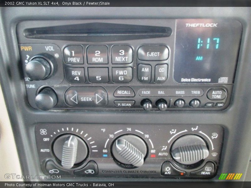 Onyx Black / Pewter/Shale 2002 GMC Yukon XL SLT 4x4