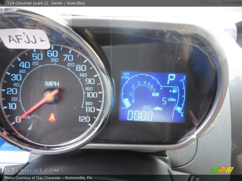 Denim / Silver/Blue 2014 Chevrolet Spark LS