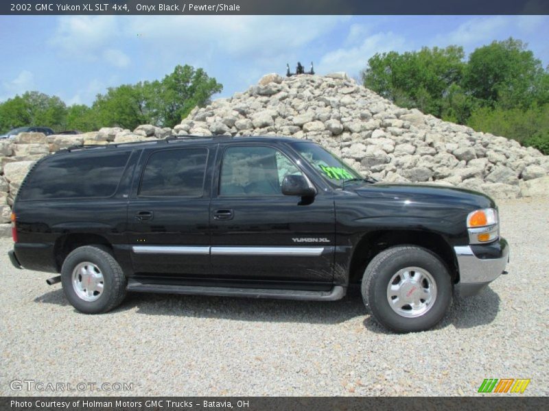 Onyx Black / Pewter/Shale 2002 GMC Yukon XL SLT 4x4