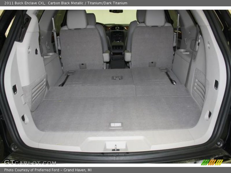 Carbon Black Metallic / Titanium/Dark Titanium 2011 Buick Enclave CXL