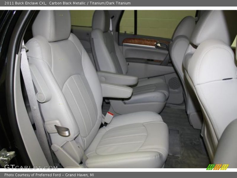 Carbon Black Metallic / Titanium/Dark Titanium 2011 Buick Enclave CXL