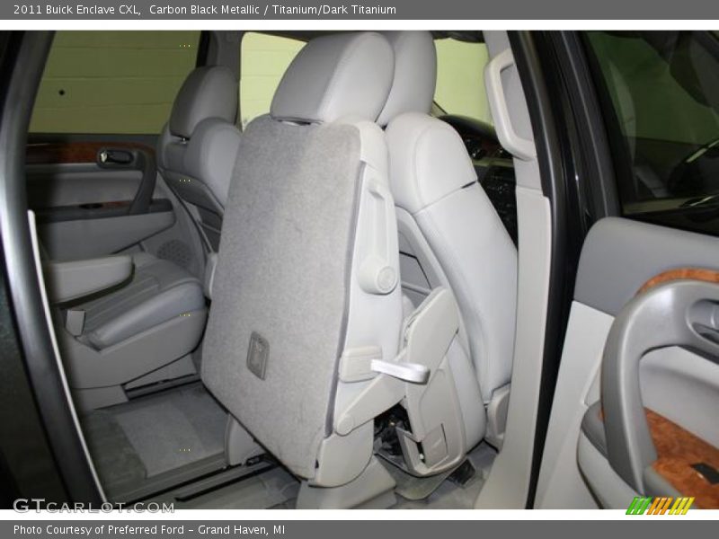 Carbon Black Metallic / Titanium/Dark Titanium 2011 Buick Enclave CXL