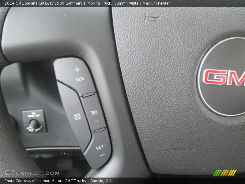 Summit White / Medium Pewter 2014 GMC Savana Cutaway 3500 Commercial Moving Truck