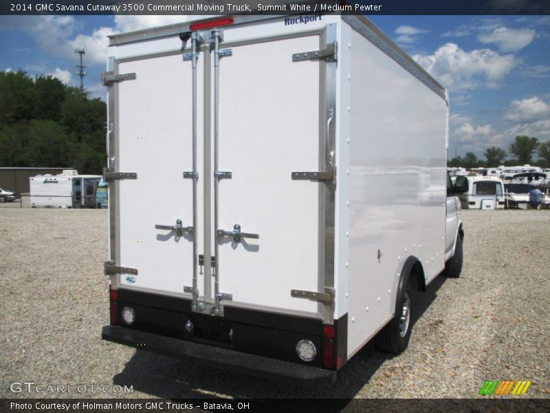 Summit White / Medium Pewter 2014 GMC Savana Cutaway 3500 Commercial Moving Truck