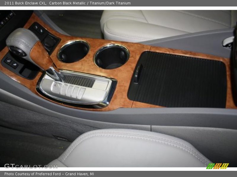 Carbon Black Metallic / Titanium/Dark Titanium 2011 Buick Enclave CXL