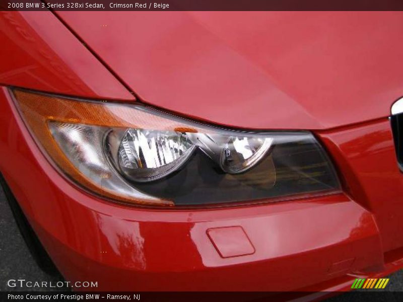 Crimson Red / Beige 2008 BMW 3 Series 328xi Sedan