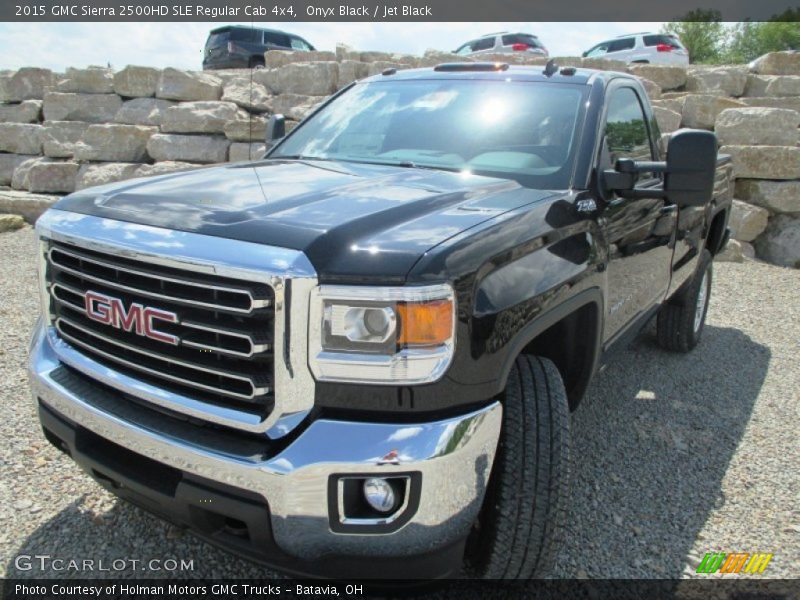 Onyx Black / Jet Black 2015 GMC Sierra 2500HD SLE Regular Cab 4x4