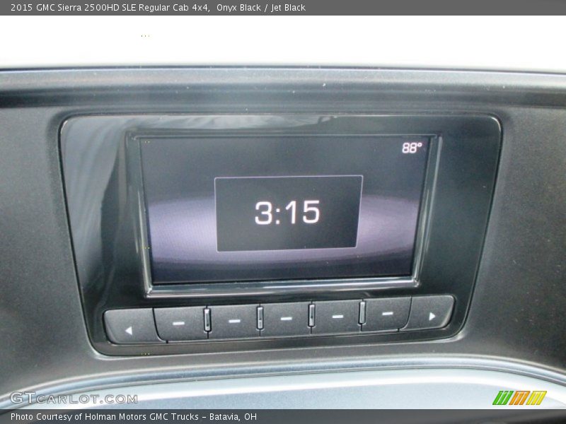 Onyx Black / Jet Black 2015 GMC Sierra 2500HD SLE Regular Cab 4x4