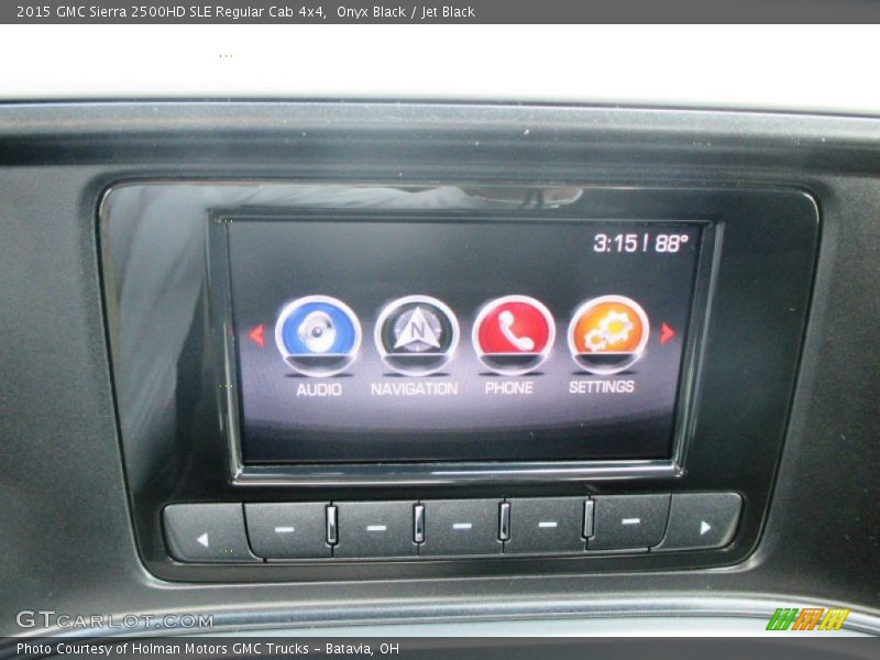 Onyx Black / Jet Black 2015 GMC Sierra 2500HD SLE Regular Cab 4x4