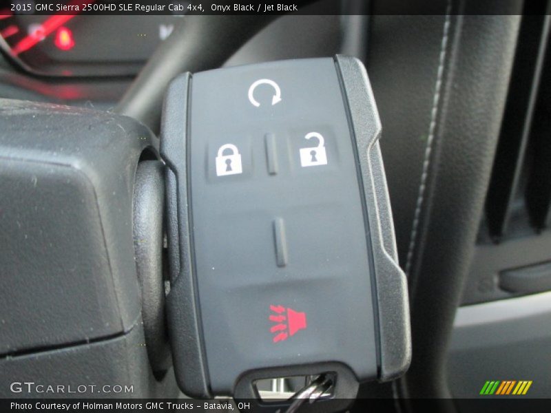 Onyx Black / Jet Black 2015 GMC Sierra 2500HD SLE Regular Cab 4x4