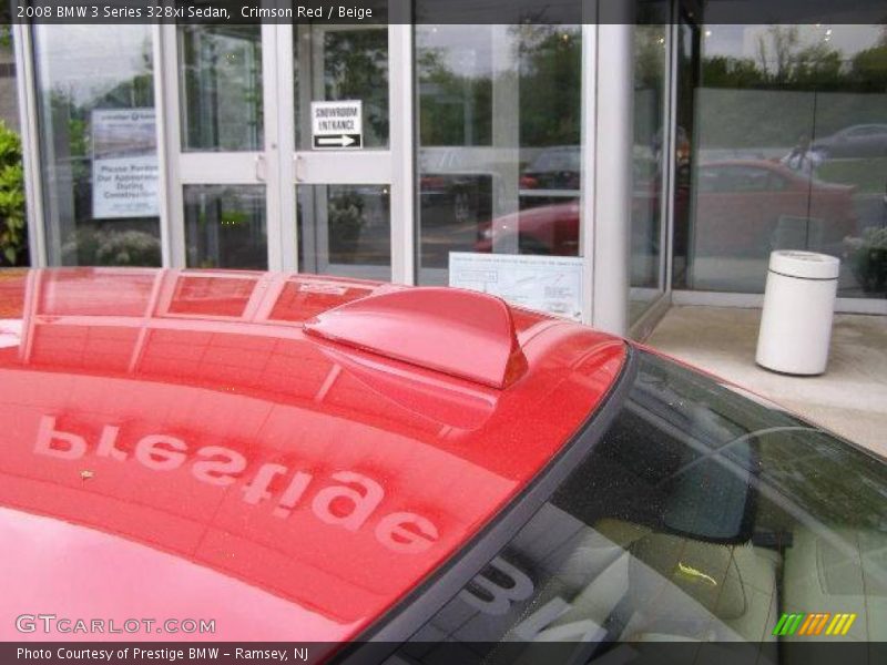 Crimson Red / Beige 2008 BMW 3 Series 328xi Sedan