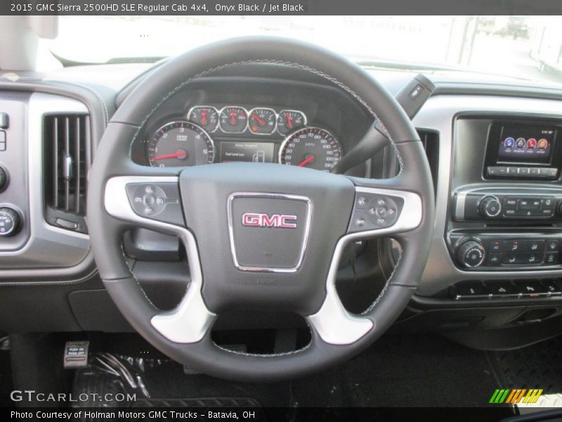 Onyx Black / Jet Black 2015 GMC Sierra 2500HD SLE Regular Cab 4x4