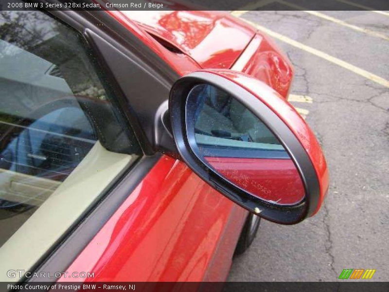 Crimson Red / Beige 2008 BMW 3 Series 328xi Sedan