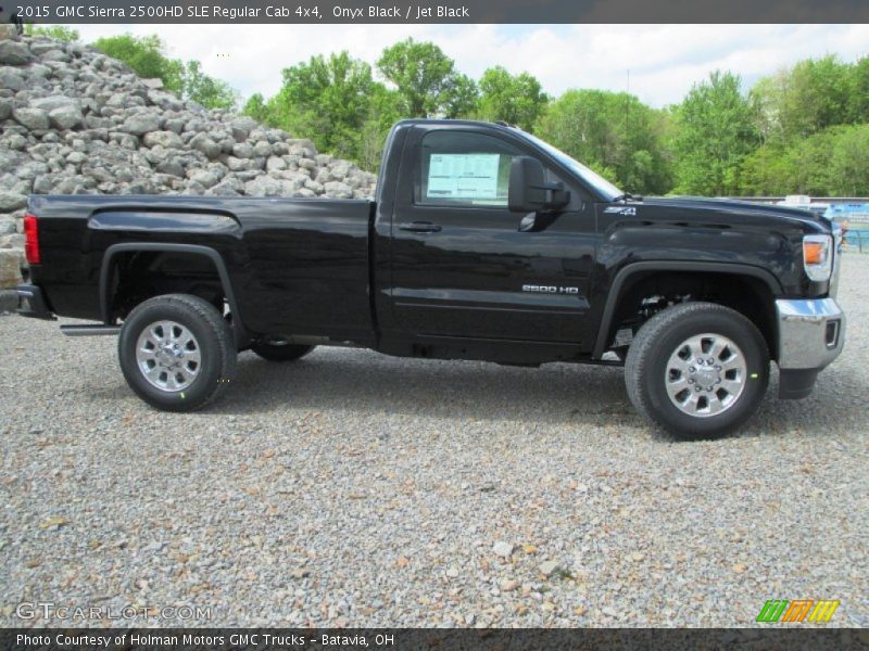 Onyx Black / Jet Black 2015 GMC Sierra 2500HD SLE Regular Cab 4x4