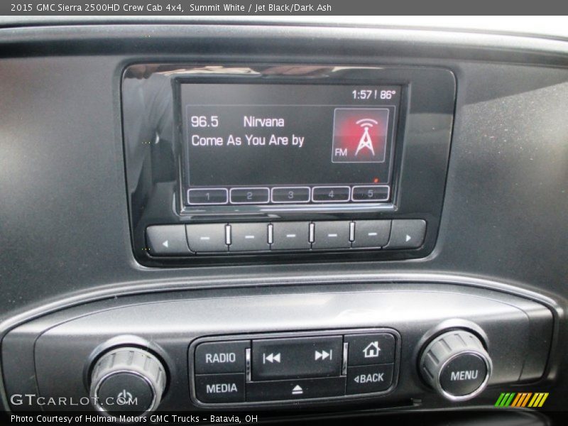 Summit White / Jet Black/Dark Ash 2015 GMC Sierra 2500HD Crew Cab 4x4