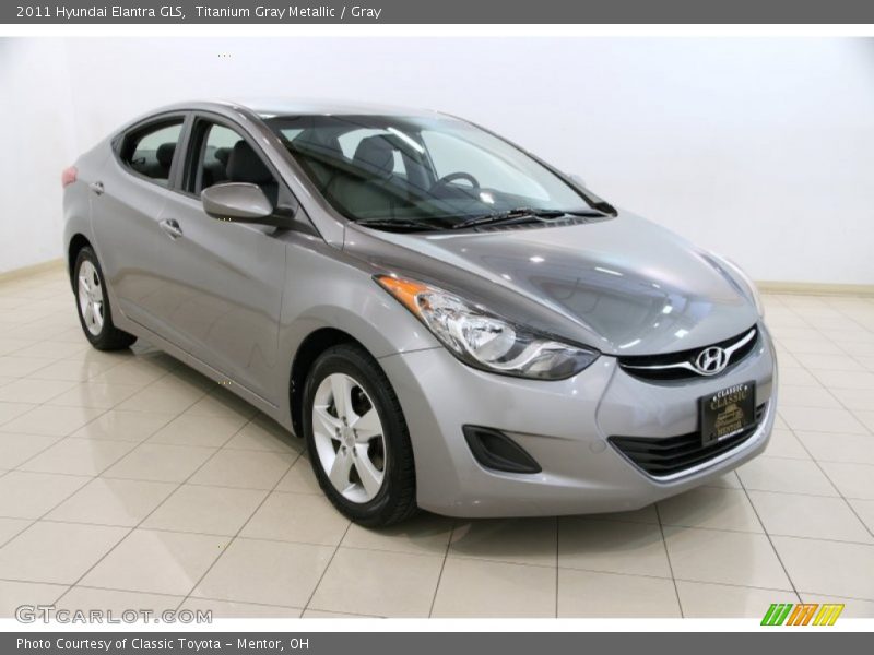 Titanium Gray Metallic / Gray 2011 Hyundai Elantra GLS