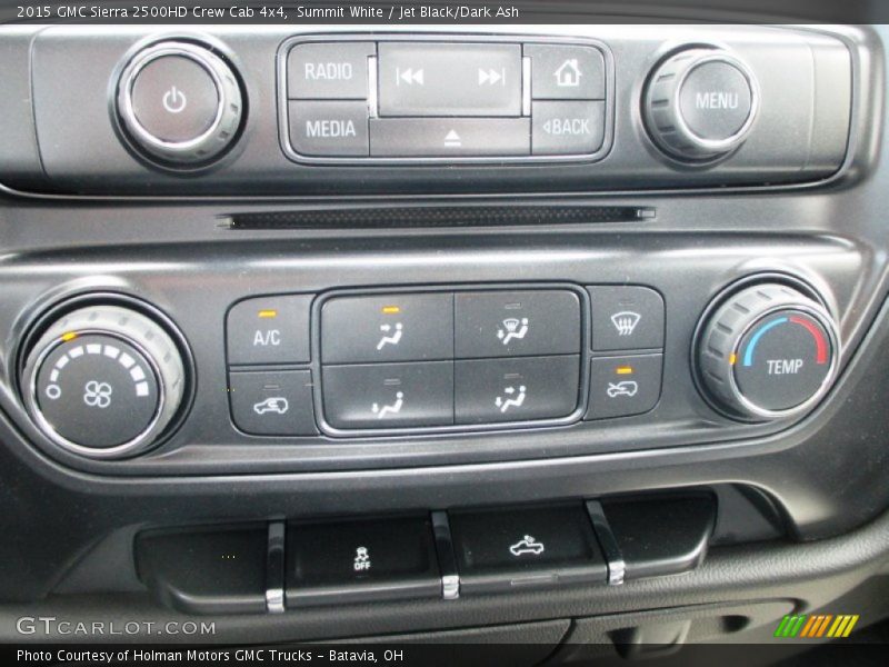 Summit White / Jet Black/Dark Ash 2015 GMC Sierra 2500HD Crew Cab 4x4